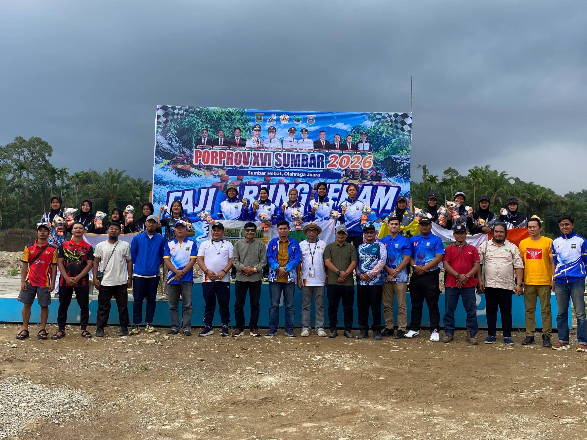 Arung Jeram Porprov XVI Sumbar di Aek Nabirong Tuntas, Atlet dari Berbagai Daerah Tunjukkan Persaingan