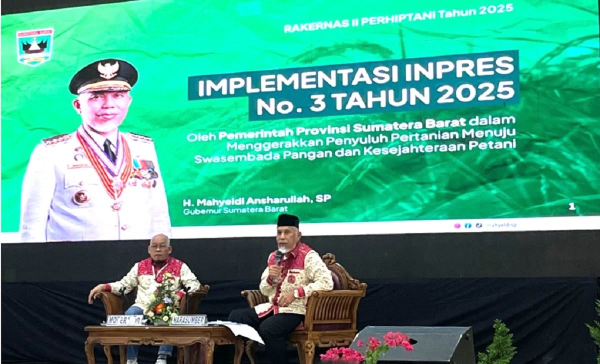 Gubernur Sumbar Dukung Penuh Peralihan Penyuluh Pertanian ke Pusat untuk Percepat Swasembada Pangan
