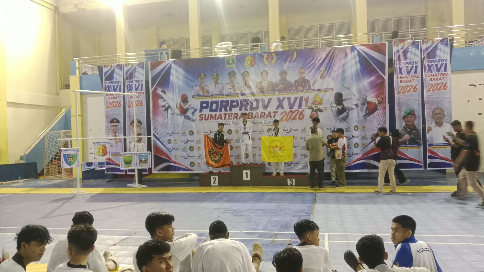 Pessel Pecah Telur di Porprov XVI Sumbar, Taekwondo Sumbang Emas Perdana