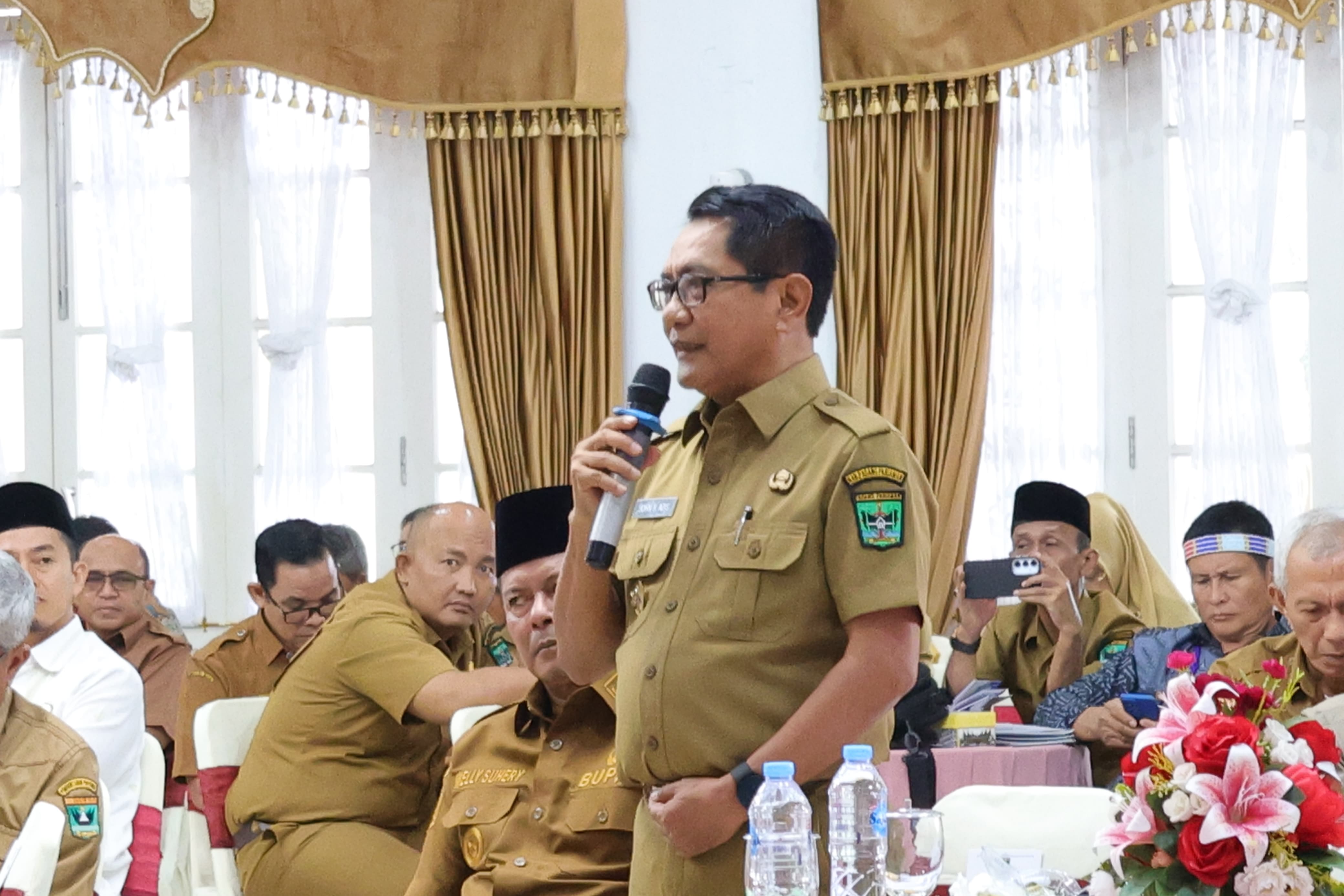 Bupati Padang Pariaman Tegaskan Komitmen SPM di Tengah Tantangan Anggaran