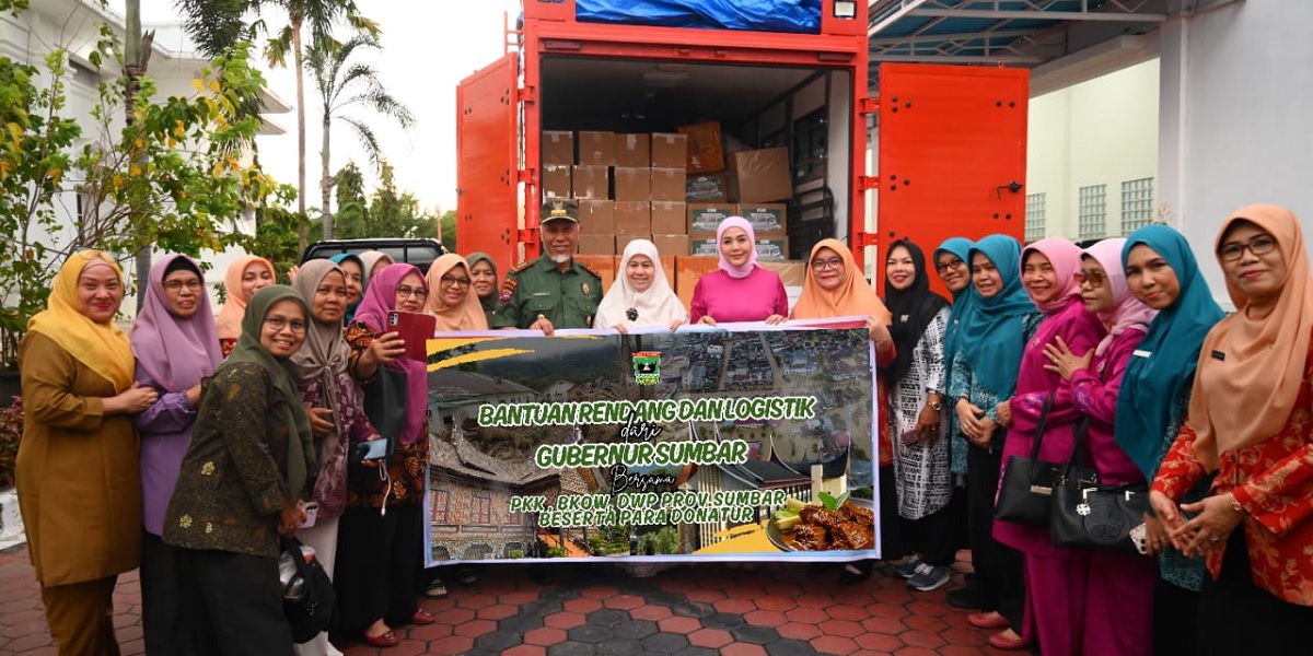 Pemprov Sumbar Kirim 1,5 Ton Rendang dan Bantuan Logistik untuk Korban Bencana di Aceh dan Sumut