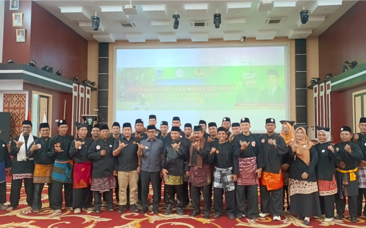 Hadiri Pelantikan IPSI Pessel, Wabup Risnaldi Dorong Prestasi dan Pelestarian Budaya 