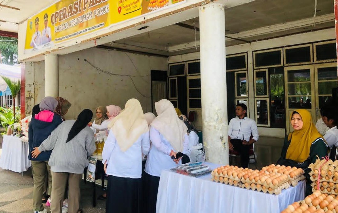 Pemkot Padang Panjang Gelar Pasar Murah Ramadan, Antusiasme Masyarakat Tinggi