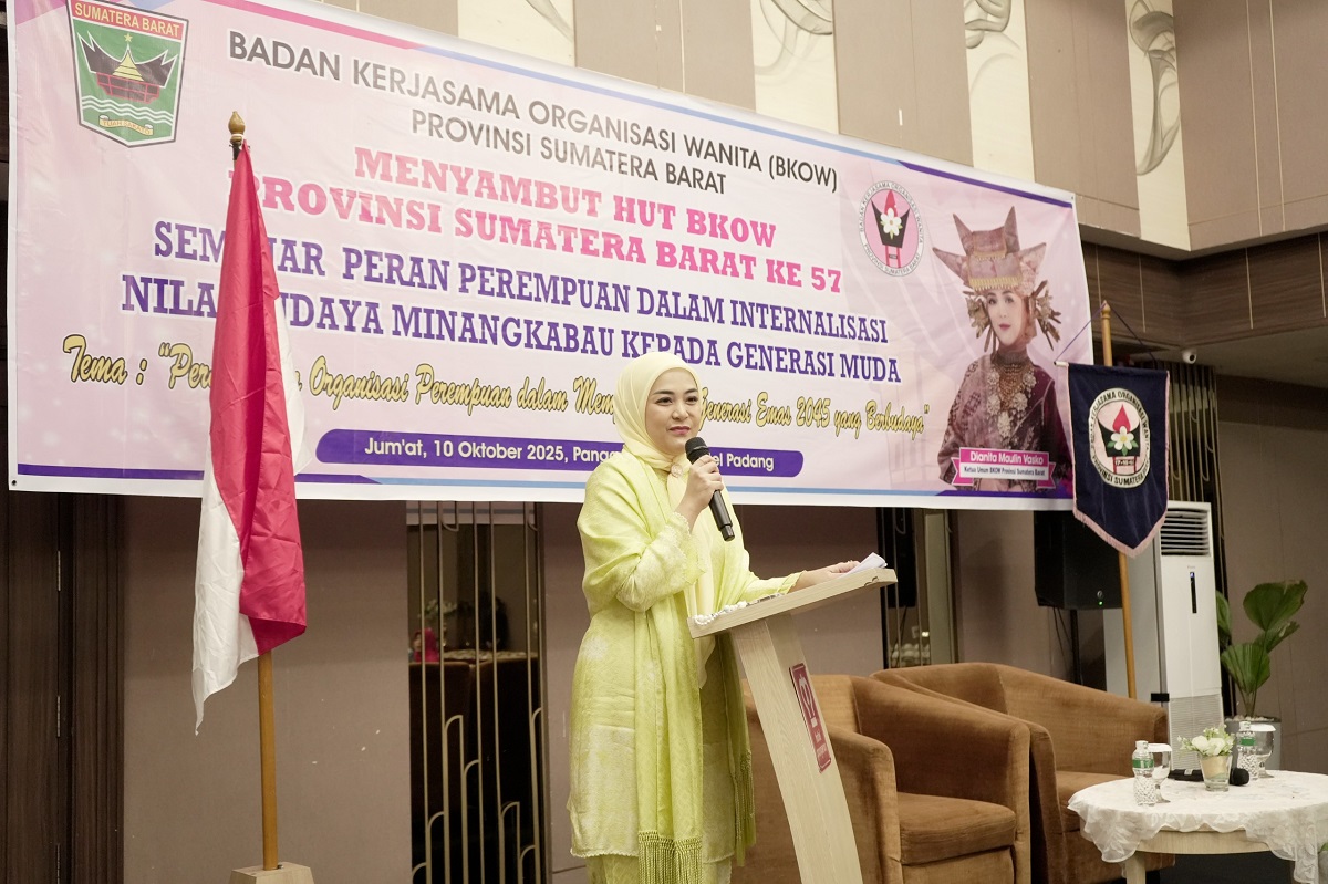 Perempuan Minang Jadi Penentu Generasi Emas 2045, BKOW Sumbar Tegaskan Peran Strategis Kaum Ibu