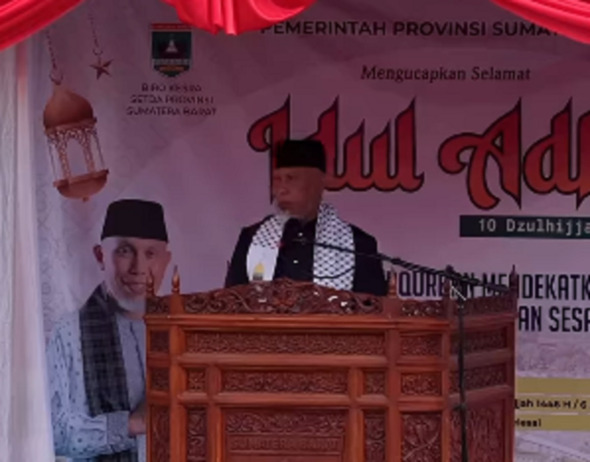 Gubernur Sumbar Serukan Penyembelihan Kurban Dilakukan dengan Cara yang Baik dan Beradab