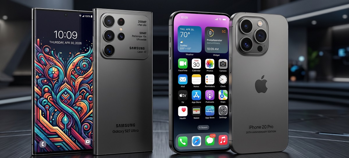  Duel Maut Samsung Galaxy S27 Ultra dan iPhone 20