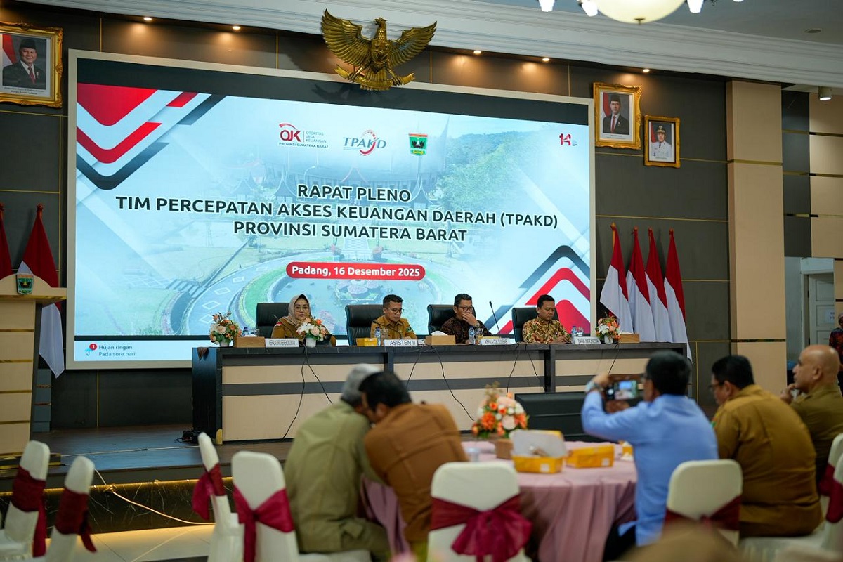 TPAKD Sumbar Dorong Inklusi Keuangan untuk Percepat Pemulihan Masyarakat Pascabencana