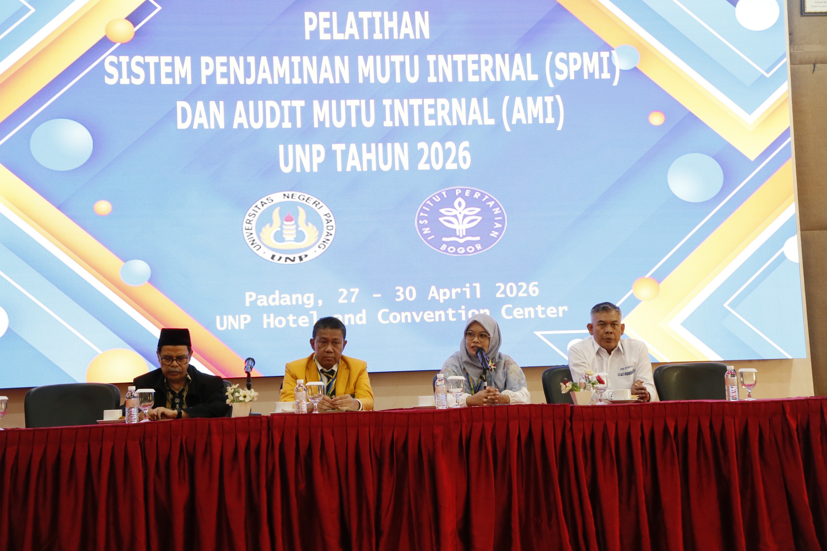 Perkuat Budaya Mutu, 157 Dosen UNP Ikuti Pelatihan SPMI dan AMI
