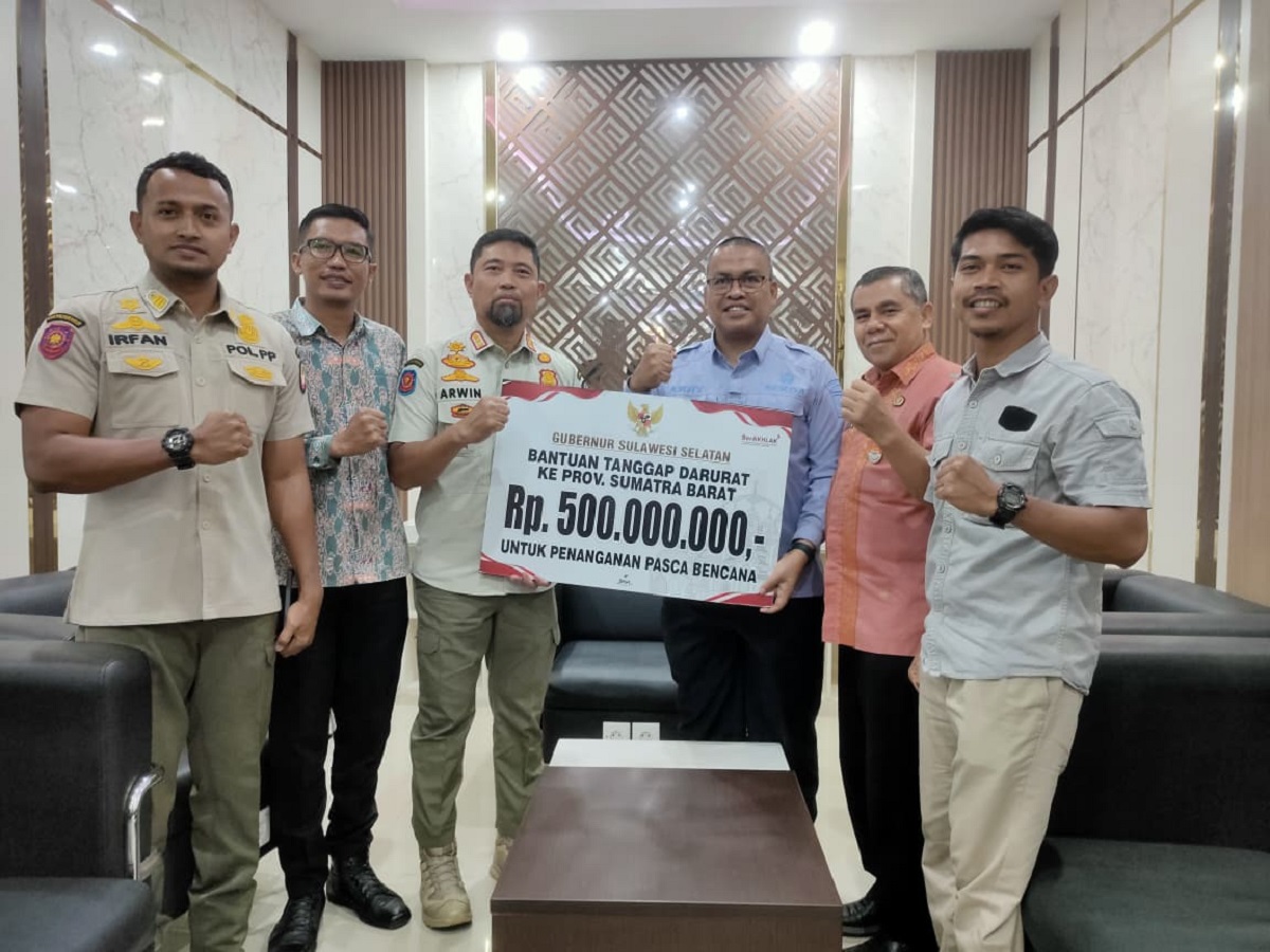 Pemprov Sumbar Apresiasi Bantuan Rp500 Juta dan Pengiriman Tim Medis untuk Korban Bencana