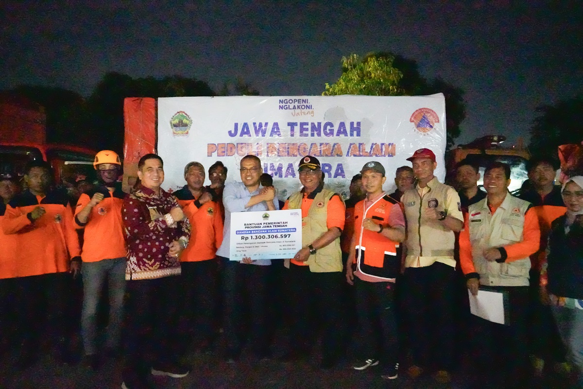 Solidaritas Lintas Provinsi: Jawa Tengah Kirim Bantuan Rp1,3 Miliar untuk Korban Bencana Sumatera Barat