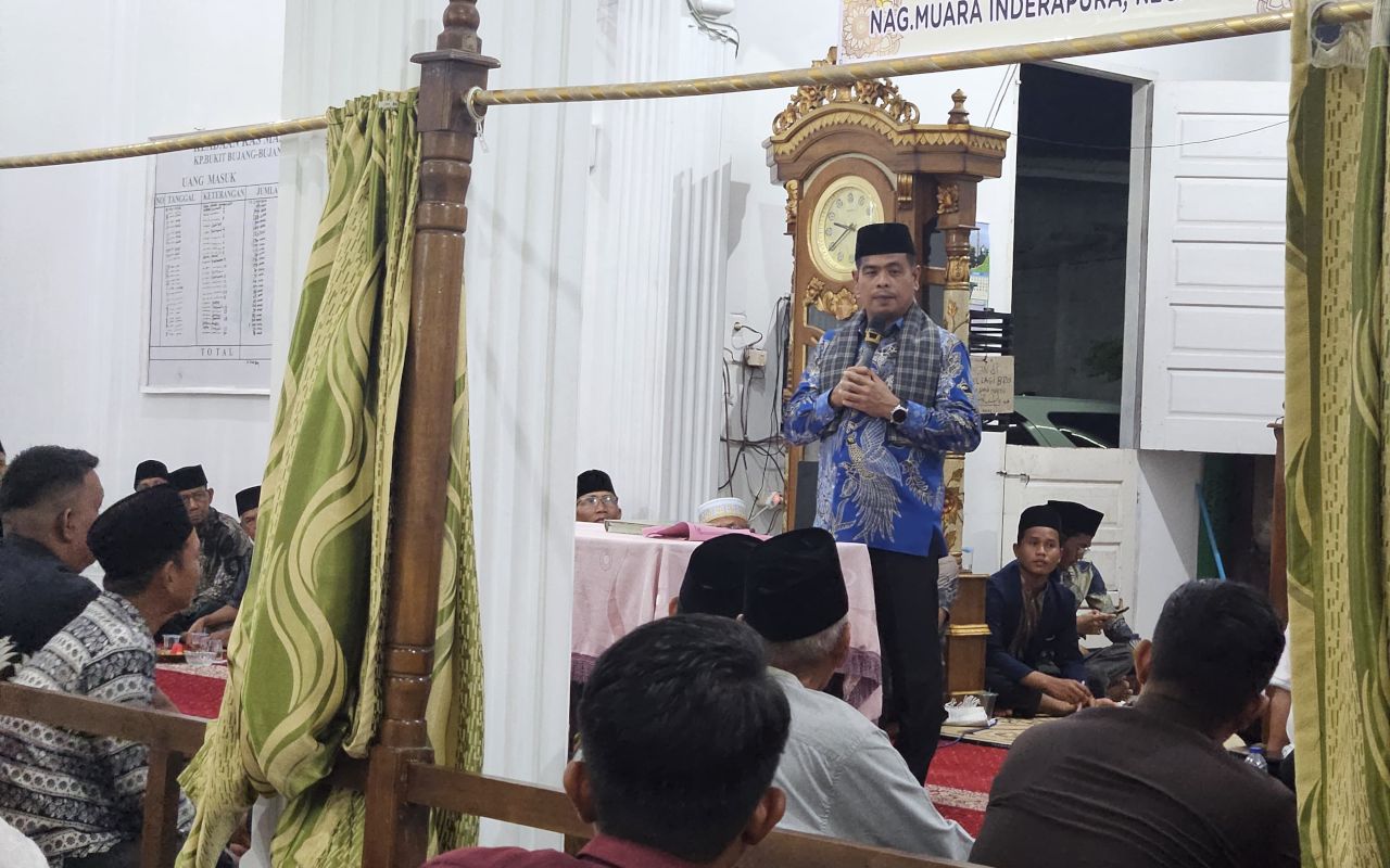 Safari Ramadan di Airpura, Wabup Risnaldi Paparkan Capaian Pembangunan