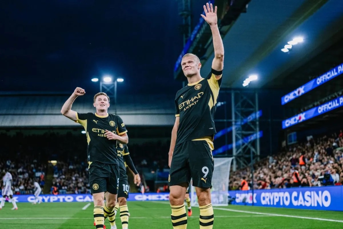 Hasil Liga Inggris: Hajar Crystal Palace 4-1, Manchester City Lanjutkan Tren Sempurna Berkat Aksi Gemilang Erl