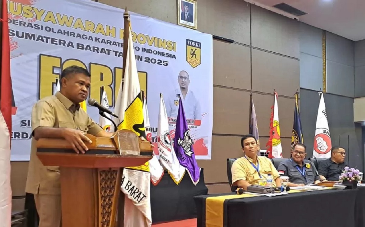 Khairuddin Simanjuntak Terpilih Aklamasi Jadi Ketum FORKI Sumbar, Didukung Andre Rosiade