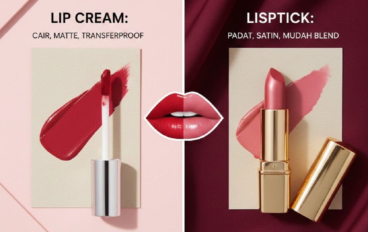 Lipstik Klasik atau Lip Cream Matte? Intip Rahasia Riasan Bibir Awet untuk Wanita Aktif