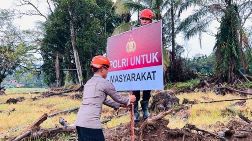 Pemenuhan Kebutuhan Warga Terdampak Bencana, Polda Sumbar Bangun Sumur Air Bersih