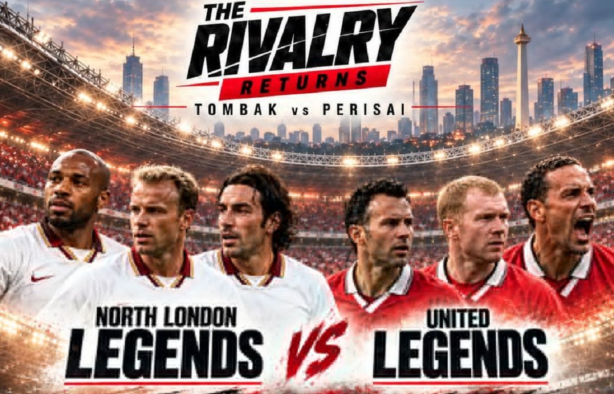 Thierry Henry hingga Ryan Giggs Merumput di SUGBK, Duel Legenda MU vs Arsenal Siap Digelar