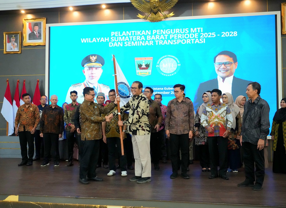 MTI Sumbar 2025–2028 Dilantik, Trans Palapa Jadi Program Prioritas