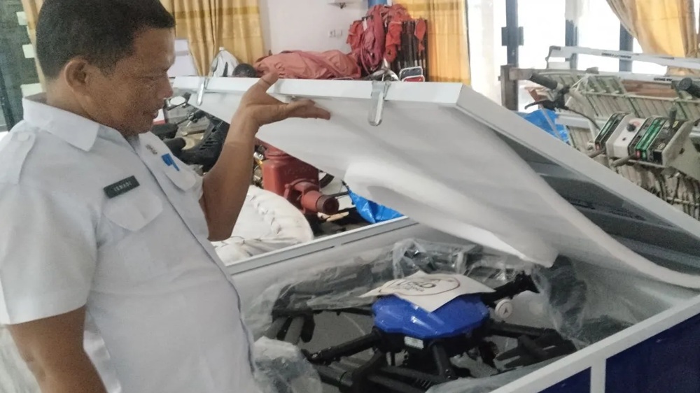 Pemkot Pariaman Terima Bantuan Drone Pertanian Kementan