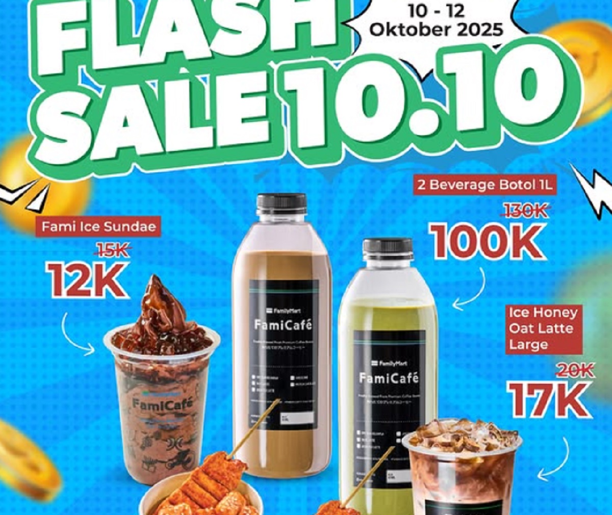 Flash Sale Kuliner 10.10: Diskon Hingga 50 Persen di Berbagai Restoran Favorit!
