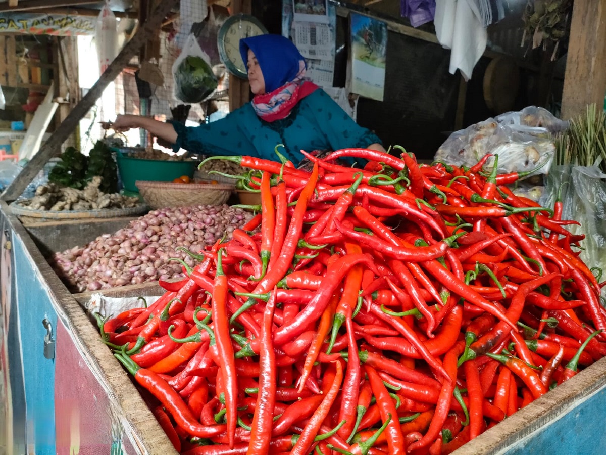 Harga Sejumlah Bahan Pangan di Sumatera Barat Hari Ini Turun, Cabai Rawit Merah Anjlok Tajam