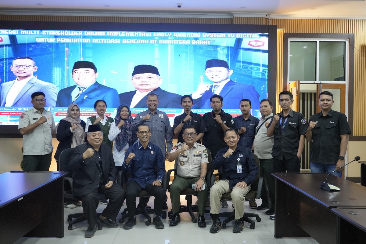KPID Sumbar Dorong Integrasi Early Warning System di TV Digital untuk Percepat Informasi Bencana