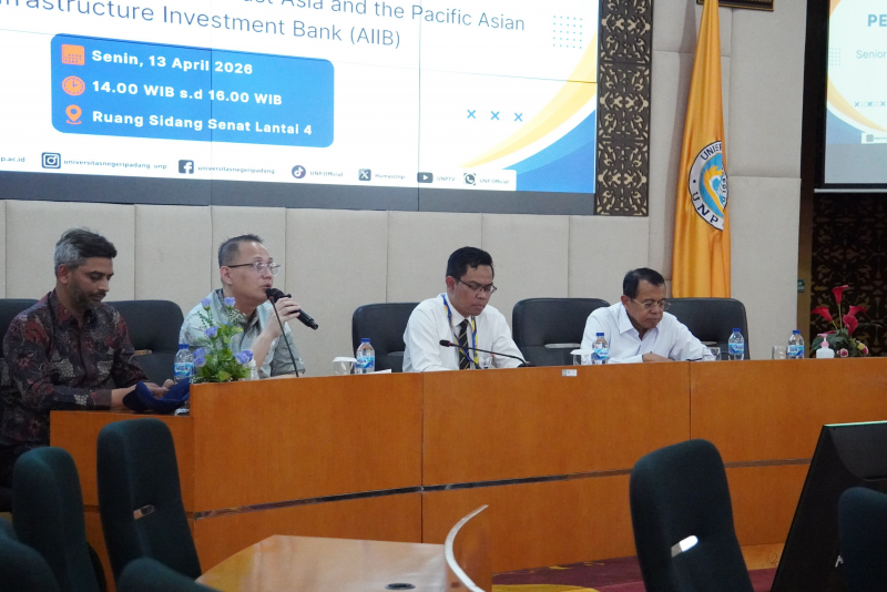 Jajaki Pendanaan Internasional, UNP Bahas Peluang Kerja Sama Infrastruktur dengan AIIB