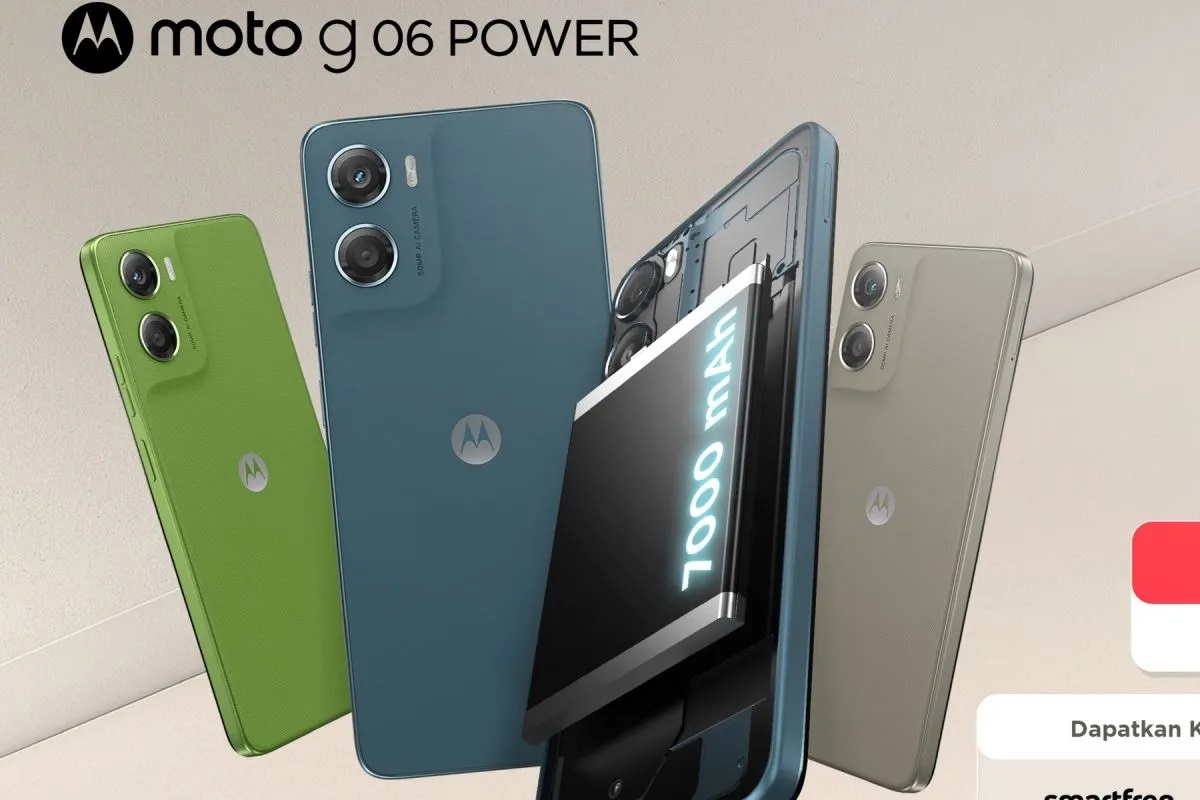 Motorola Resmi Rilis Moto G06 Power di Indonesia, Usung Baterai Jumbo 7.000 mAh dan Pengisian Cepat 20W