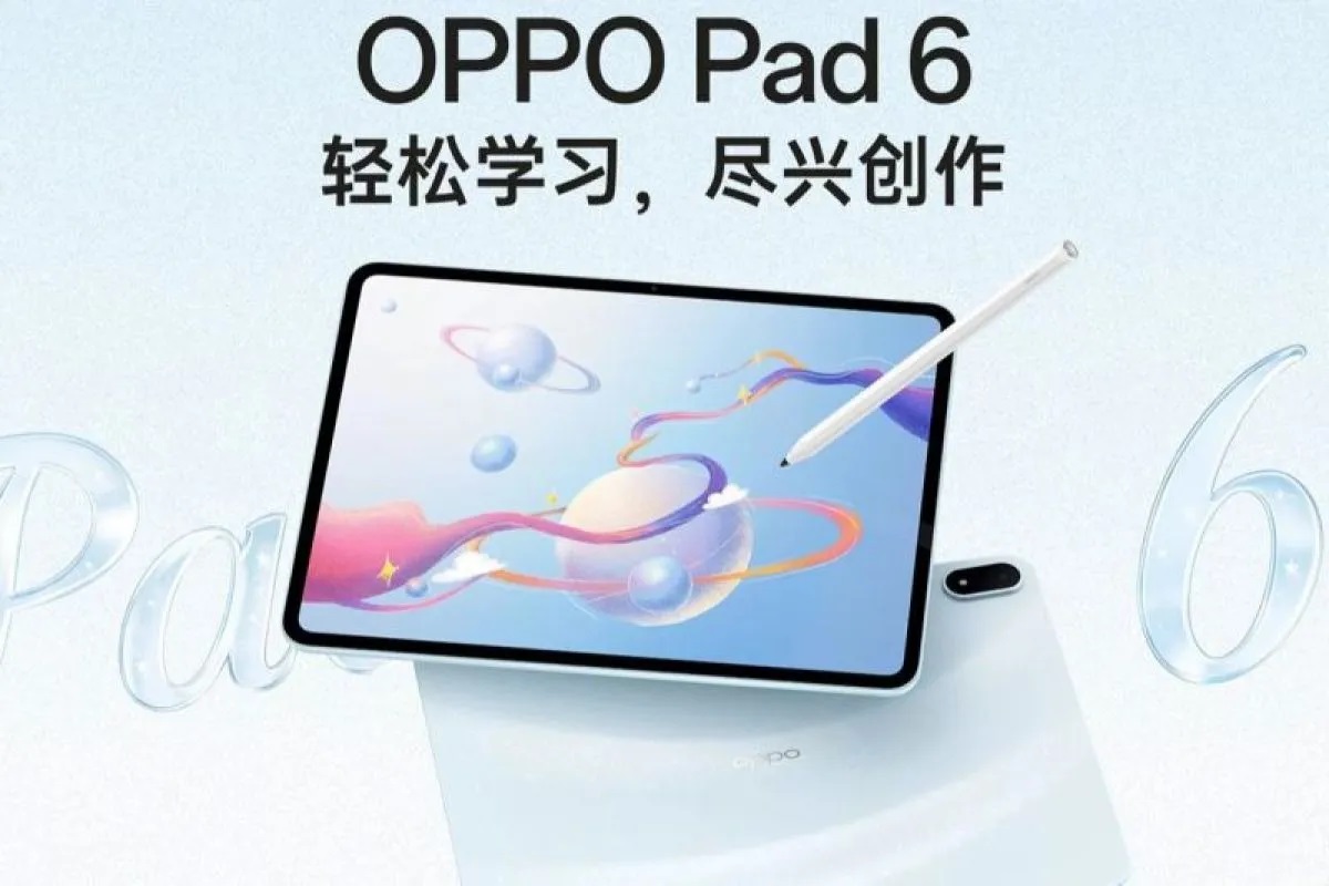 Oppo Pad 6 Siap Meluncur 25 Mei, Bawa Layar 3K dan Performa Gahar untuk Produktivitas