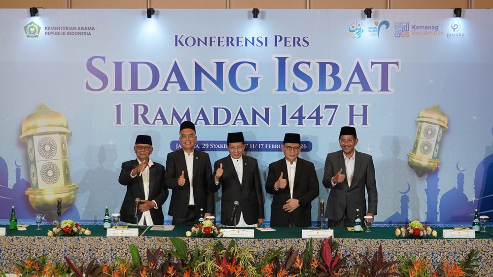 Resmi, Pemerintah Tetapkan 1 Ramadan 1447 H Jatuh pada 19 Februari 2026