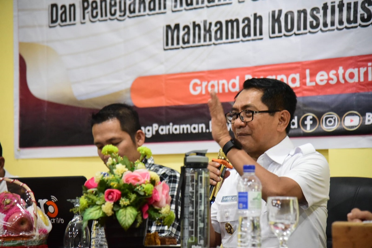 Bupati Padang Pariaman Dukung Penguatan Kewenangan Bawaslu Pasca Putusan MK