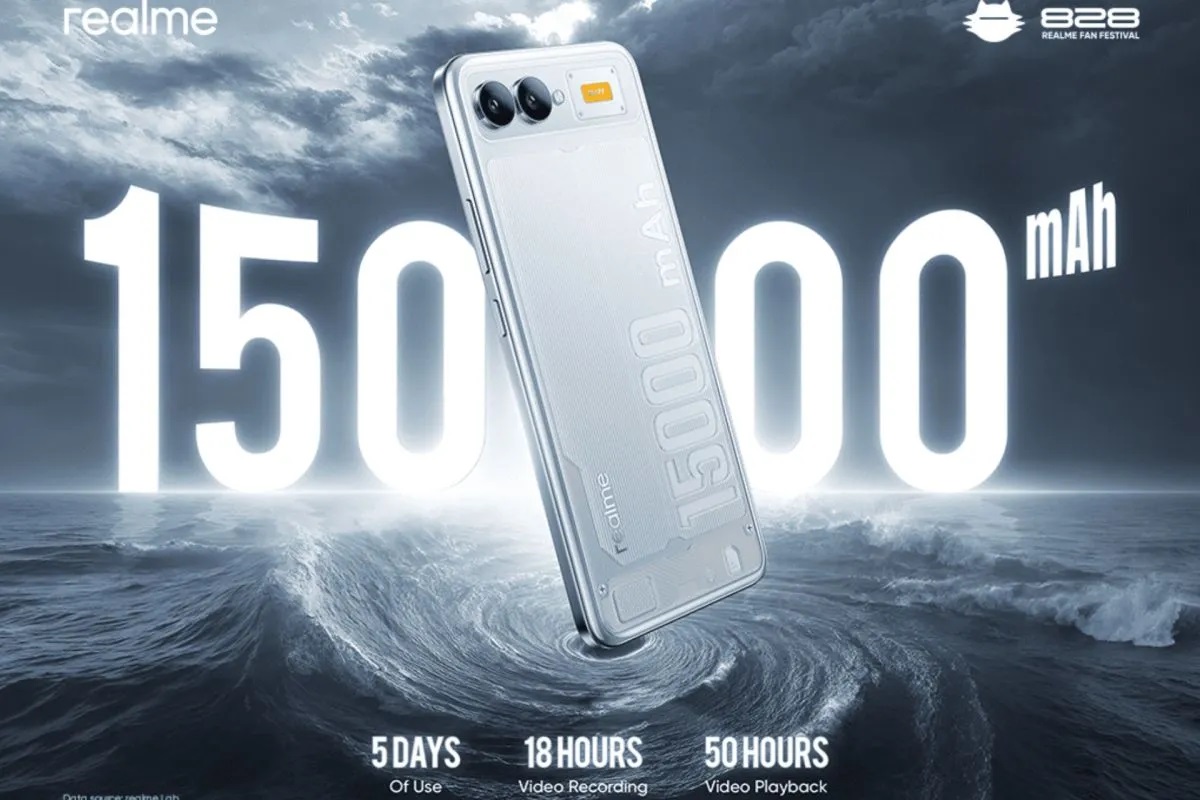 Inovasi Baru Realme: Baterai Raksasa 15.000 mAh dan Sistem Pendingin Tercanggih