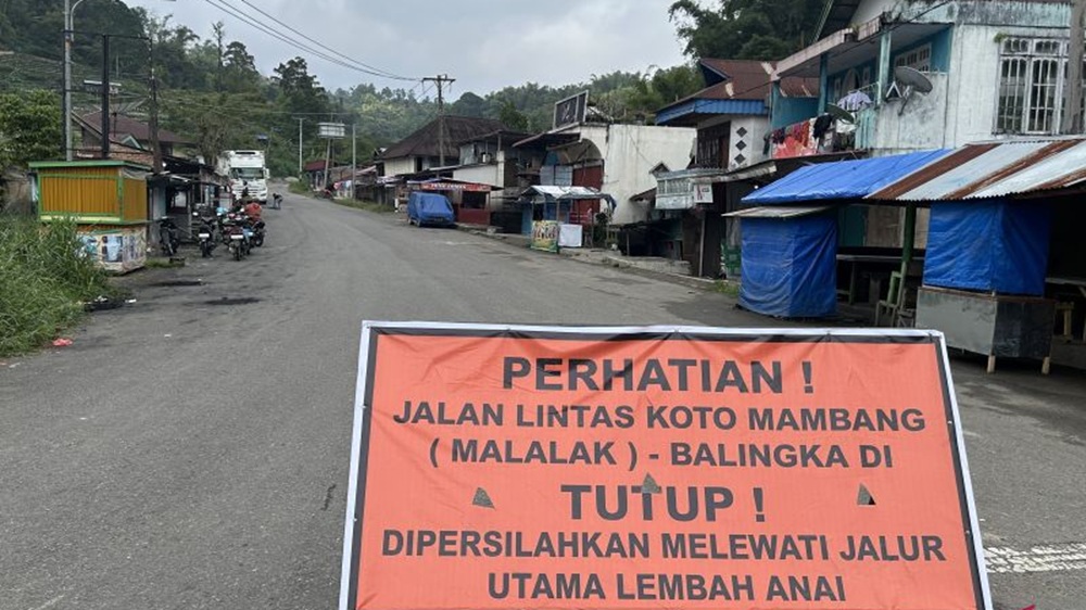 Demi Keamanan Pemudik, Pemprov Sumbar Tutup Ruas Jalan Penghubung Malalak