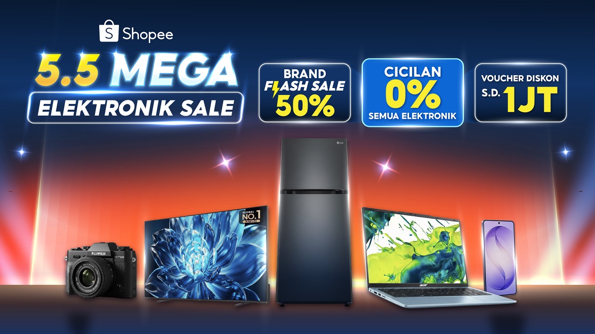 Transformasi Hunian Pintar Gen Z: Shopee Gelar 5.5 Mega Elektronik Sa
