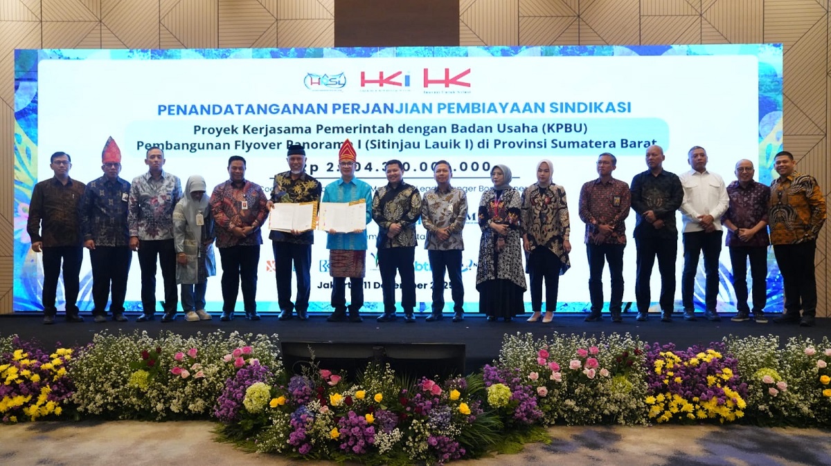 Pembiayaan Sindikasi Diteken, Proyek Flyover Sitinjau Lauik Senilai Rp2,79 Triliun Segera Dimulai