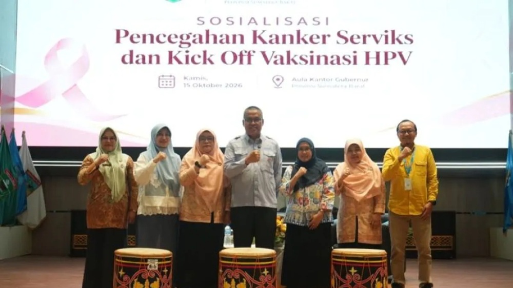 Pemprov Sumbar Perkuat Pencegahan Kanker Serviks lewat Vaksinasi HPV