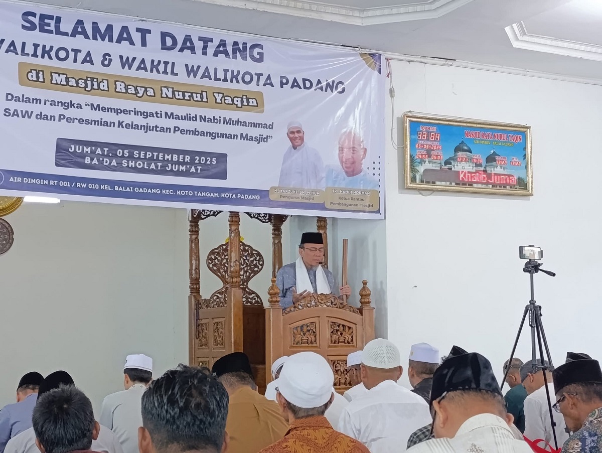 Wawako Padang: Pejabat Harus Ingat Masyarakat Seperti Rasulullah Ingat Umatnya