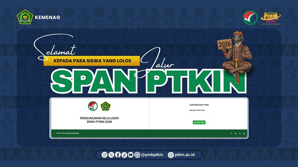 Pengumuman SPAN-PTKIN 2026: 82.274 Siswa Berhasil Lolos! Selamat ya