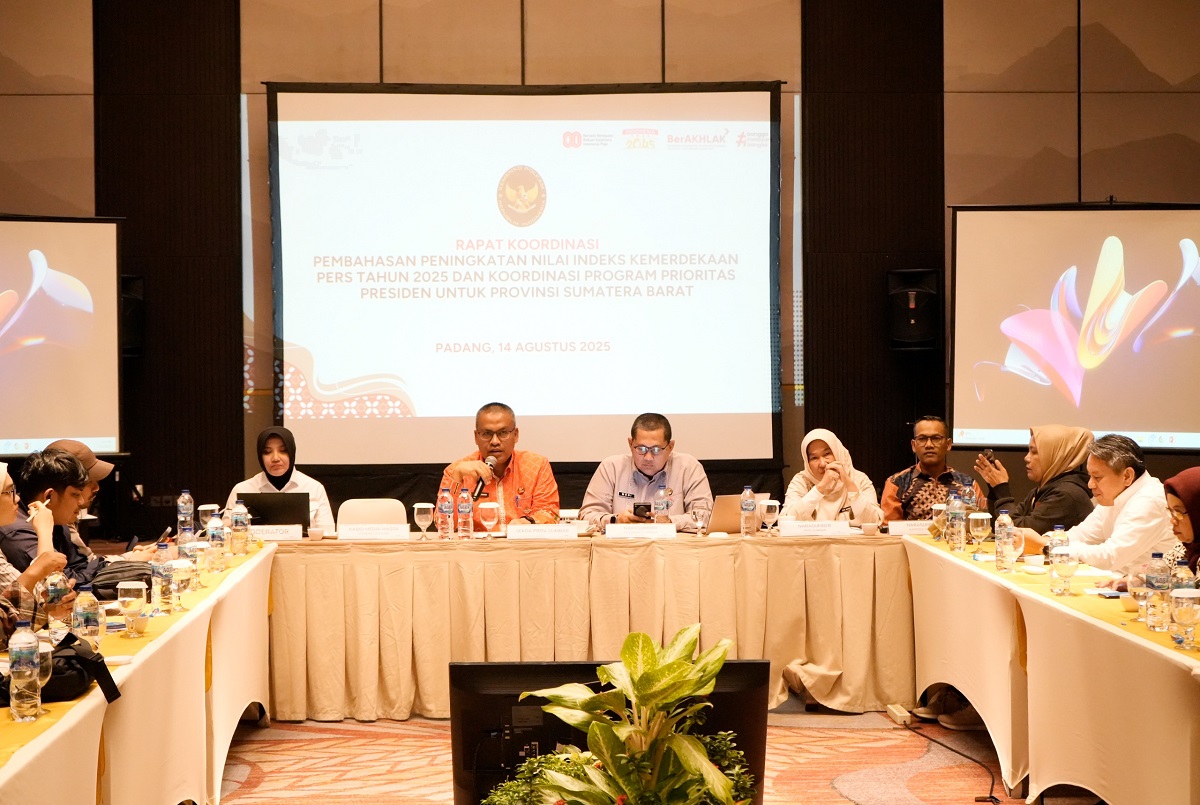 Kolaborasi Jadi Kunci Peningkatan IKP 2025, Kemenkopolkam Kumpulkan Pemangku Kepentingan di Sumbar