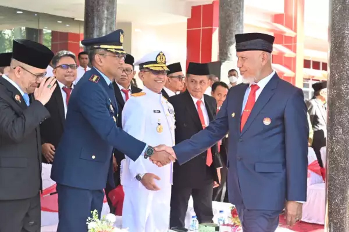 Semangat Pancasila di Ranah Minang, Danlanud Sutan Sjahrir Hadiri Upacara di Kantor Gubernur Sumbar