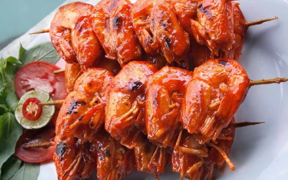 Resep Sate Udang Bakar, Sajian Laut Lezat dengan Aroma Rempah Menggoda