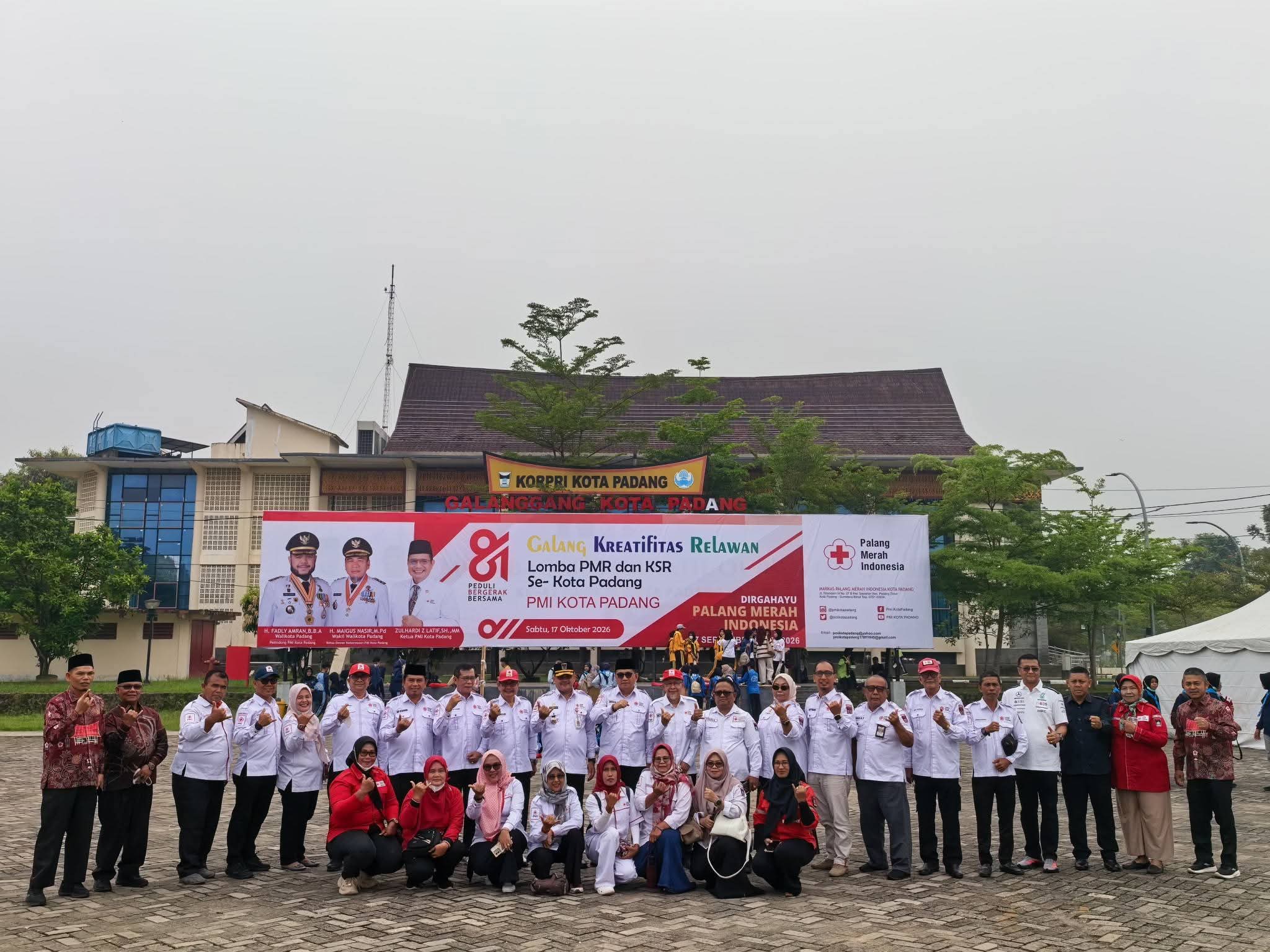HUT ke-81 PMI, 300 Relawan Muda di Padang Diuji Kesiapannya Hadapi Bencana