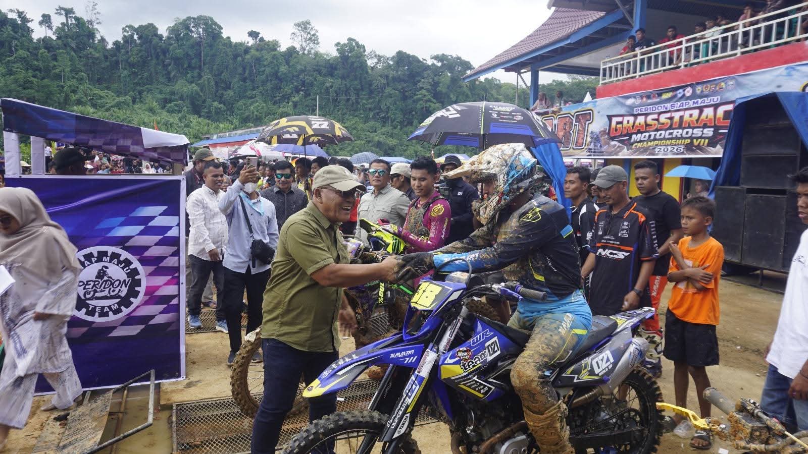 Grasstrack Motocross Championship VII Digelar, Pasbar Perkuat Pembinaan Crosser