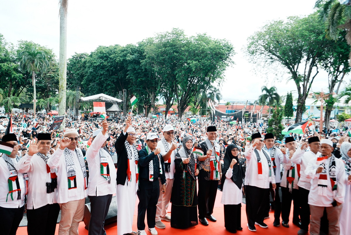 Masyarakat Sumbar Serukan Kemerdekaan Palestina, Donasi Tembus Rp2 Miliar dalam Konser Amal
