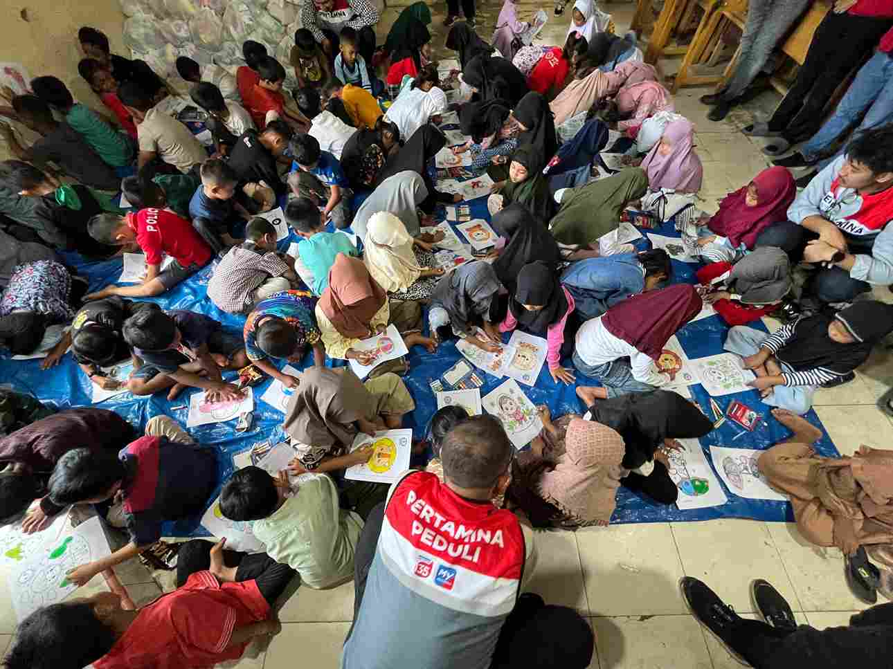 Pertamina Peduli Hadirkan Trauma Healing bagi Anak Terdampak Bencana Sumatra