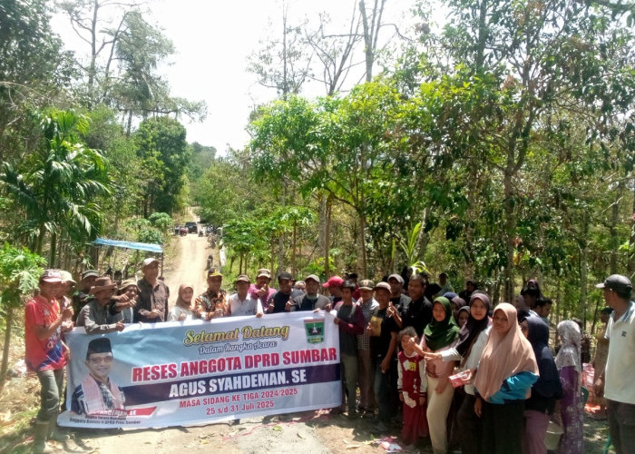 Serap Aspirasi Warga, Anggota DPRD Sumbar Agus Syahdeman Kunjungi Jorong Batu Palano Solok