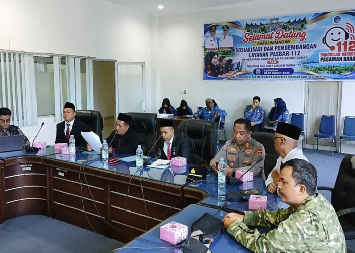 Pemkab Pasaman Barat Perkuat Pasbar 112 untuk Percepat Penanganan Laporan Darurat