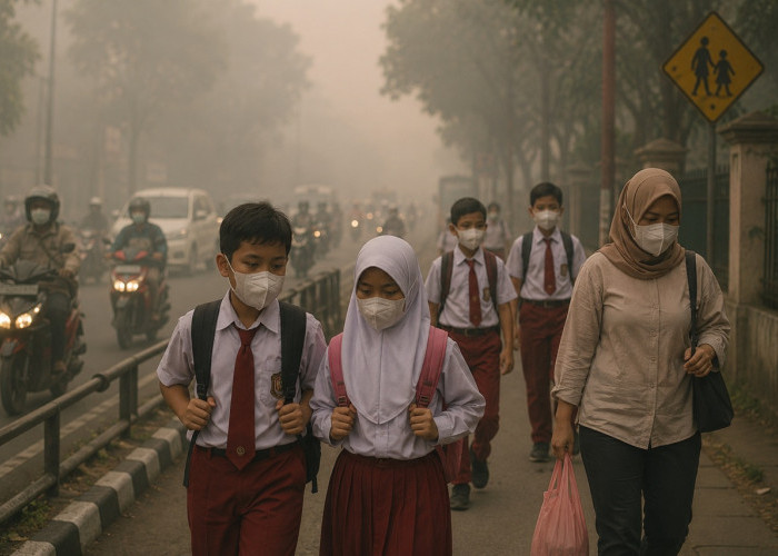 Kabut Asap Belum Mereda, Tiga Daerah di Sumbar Perpanjang PJJ hingga 21 Oktober