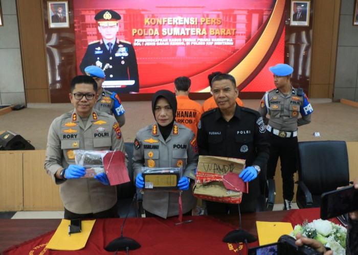Polres Mentawai Amankan WNA Brasil Bawa Ganja, Sita 41 Gram