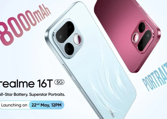 Resmi Meluncur 22 Mei, Realme 16T Siap Gebrak Pasar dengan Baterai Raksasa 8.000mAh dan Bodi Ramping