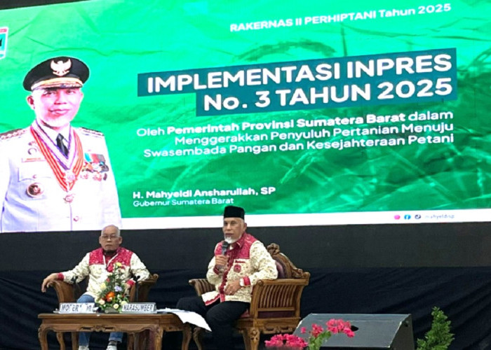 Gubernur Sumbar Dukung Penuh Peralihan Penyuluh Pertanian ke Pusat untuk Percepat Swasembada Pangan